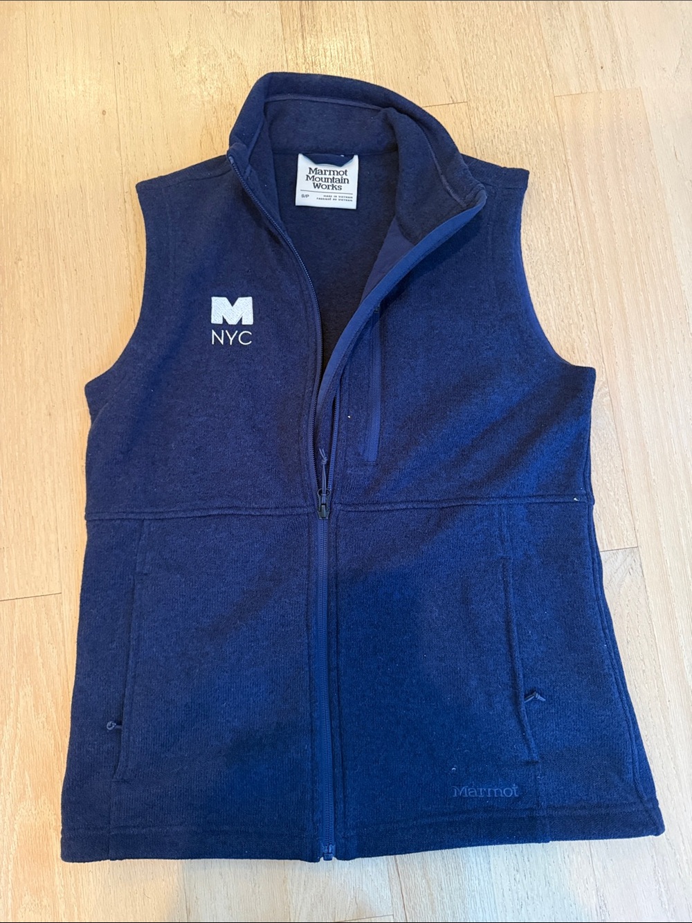 Marmot Navy Blue Fleece Vest